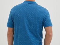 Однотонное поло из хлопка