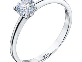 Классическое кольцо из белого золота э4712кц07132200_white