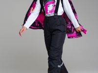 Куртка текстильная с полиуретановым покрытием для девочек