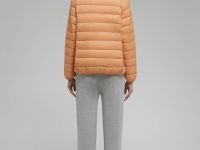 Стеганый пуховик с натуральным пухом