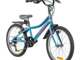 Детский велосипед Novatrack Alice 20, год 2026, цвет Голубой