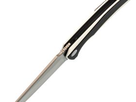 Складной нож TuoTown Xomao, сталь T10S, рукоять Black/White G10