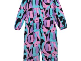 Комбинезон текстильный с полиуретановым покрытием для девочек