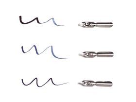 Набор для каллиграфии Малевичъ, 5 перьев с косым держателем