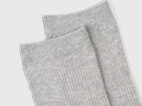 Носки в рубчик, Серый