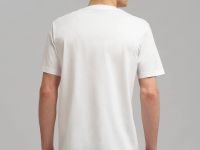 Футболка прямого кроя из мерсеризованного хлопка