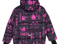 Куртка текстильная с полиуретановым покрытием для девочек