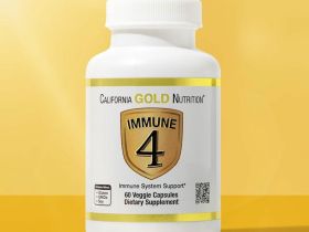California Gold Nutrition, Immune 4, средство для укрепления иммунитета, 60 вегетарианских капсул