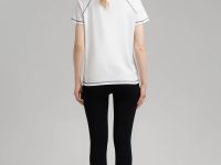 Футболка slim fit из хлопкового джерси