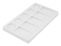 Палитра имитация керамики "Сонет", прямоугольная, 19х9,7 см, 10 ячеек