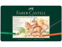 Набор карандашей акварельных Faber-castell "Albrecht Durer" 24 цв, размер XL, проф-ные в металле