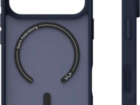 Клип-кейс VLP Lite Bloomс MagSafe для Apple iPhone 17 Pro Тёмно-синий