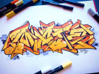 Маркер двухсторонний на спиртовой основе Graphmaster цв.48 Желтый Зеленый Цвет