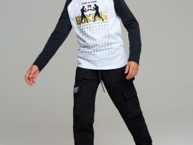 Брюки текстильные джинсовые утепленные с начесом для мальчиков