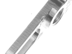 Держатель заднего переключателя "петух" Meta №59 фрезерованный (серебристый)