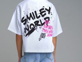 Фуфайка трикотажная для девочек (футболка)