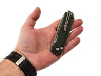 Cкладной нож SRM Rubik Large 7228B-MG, сталь 14C28N, рукоять микарта, зеленый