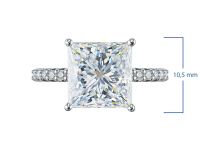 Кольцо из белого золота э4712кц11231153