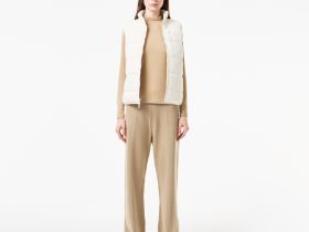 Женский лонгслив Lacoste приталенного кроя