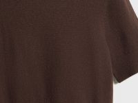 Джемпер с коротким рукавом, Коричневый