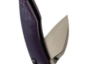 Складной нож Tuotown Wiz, сталь T10S, рукоять Purple G10