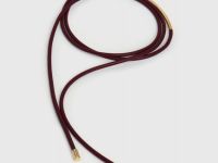 Пояс-шнур с металлической деталью, Фиолетовый