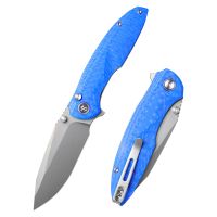 Складной нож Remette Cool Whale, сталь 14C28N, рукоять G10, синий