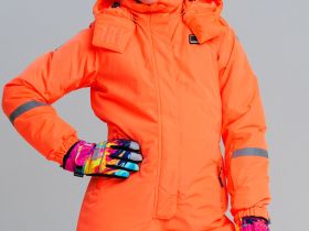 Перчатки текстильные для девочек