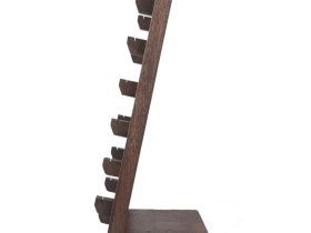 Подставка для коллекции из 7-ми ножей Woodinhome HKS0207OM, дуб, красно-коричневый