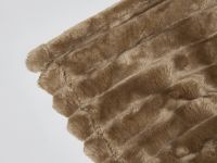 Плед Soft strip, коричневый