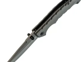 Складной полуавтоматический нож DA78, сталь 65Х13, рукоять сталь