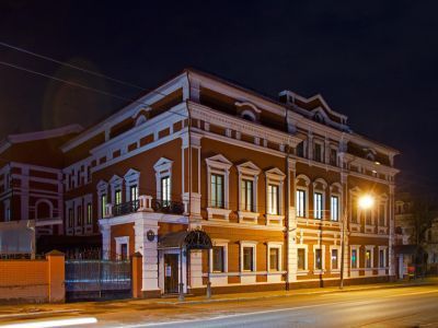 Здание Губкома РКП(б), в августе 1918 г. штаб обороны Казани от наступавших на город белоинтервентов, клуб коммунистов в 1918 году