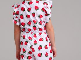 Комбинезон трикотажный для девочек