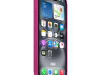 Чехол-накладка Silicone Case with MagSafe для iPhone 16 (Fuchsia)