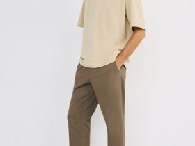 Брюки из хлопка, Коричневый