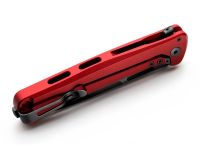 Складной нож LionSteel Skinny Aluminium, сталь MagnaCut, рукоять алюминий/микарта, красный/черный