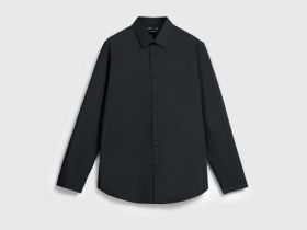 Рубашка из плотной ткани, Черный