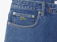 Женские джинсовые короткие шорты Lacoste