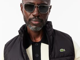 Мужская водостойкая стёганая куртка Lacoste