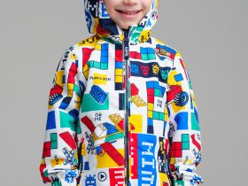 Куртка текстильная с полиуретановым покрытием для мальчиков (ветровка)