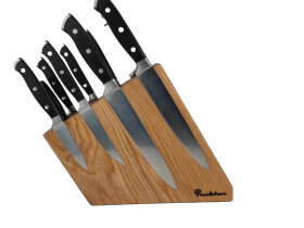 Подставка для ножей магнитная комбинированная Woodinhome KS016SON, дуб