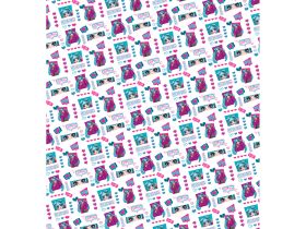 Упаковочная бумага глянцевая MESHU "Super cool", 70*100 см, 80 г