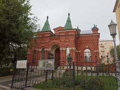 Дом, в котором помещался штаб обороны Царицына в 1918 г. В доме - музей обороны Царицына-Сталинграда