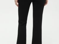 Брюки-клеш с добавлением вискозы