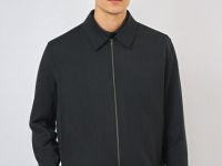 Бомбер из смесовой шерсти, Серый