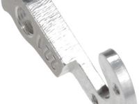 Держатель заднего переключателя &quot;петух&quot; Meta №221 фрезерованный (серебристый)