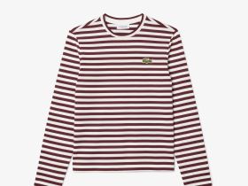 Женский лонгслив Lacoste из хлопка