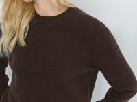 Джемпер из шерсти, Коричневый