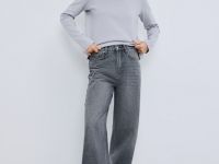 Лонгслив из плотного интерлока, Серый