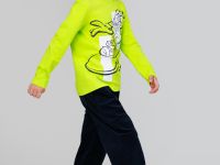 Фуфайка трикотажная для мальчиков (футболка с длинными рукавами)